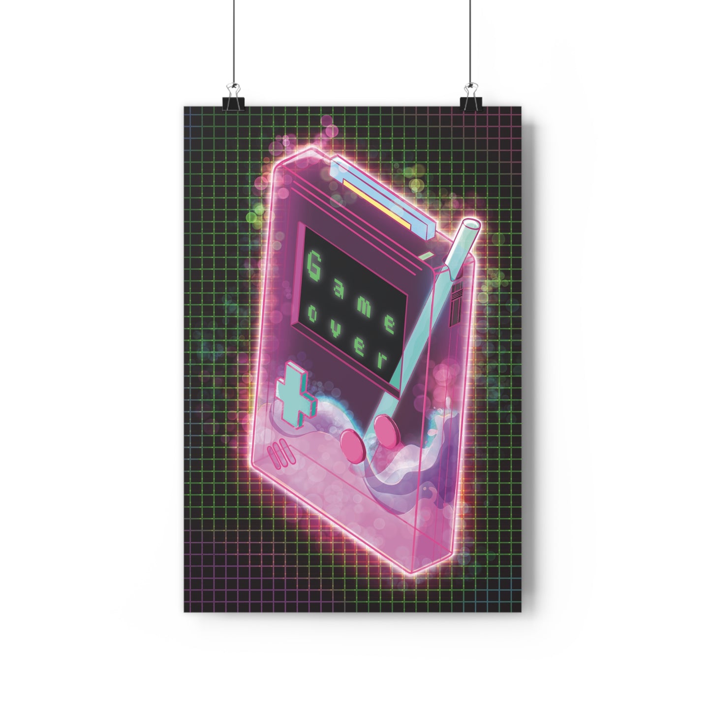 Game Over Z Vaporwave Dreamer Giclée Art Print