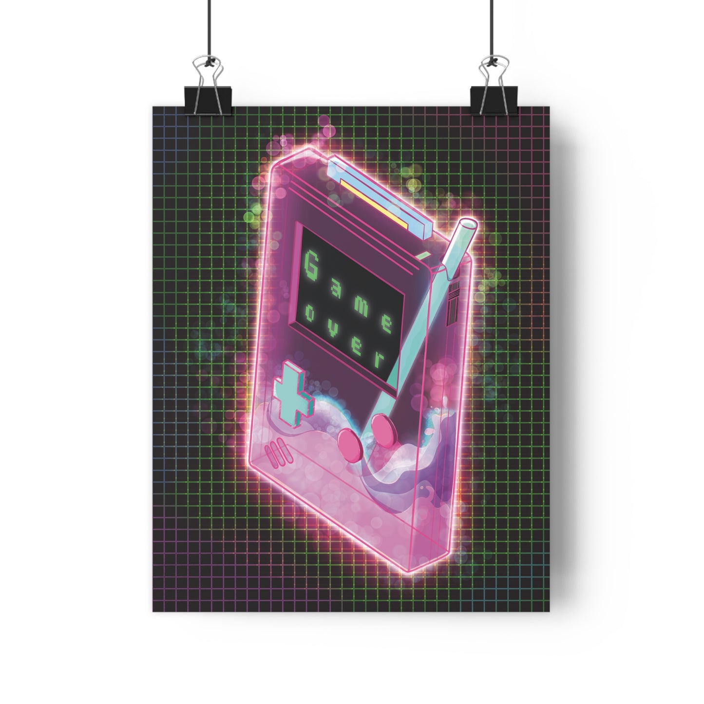 Game Over Z Vaporwave Dreamer Giclée Art Print