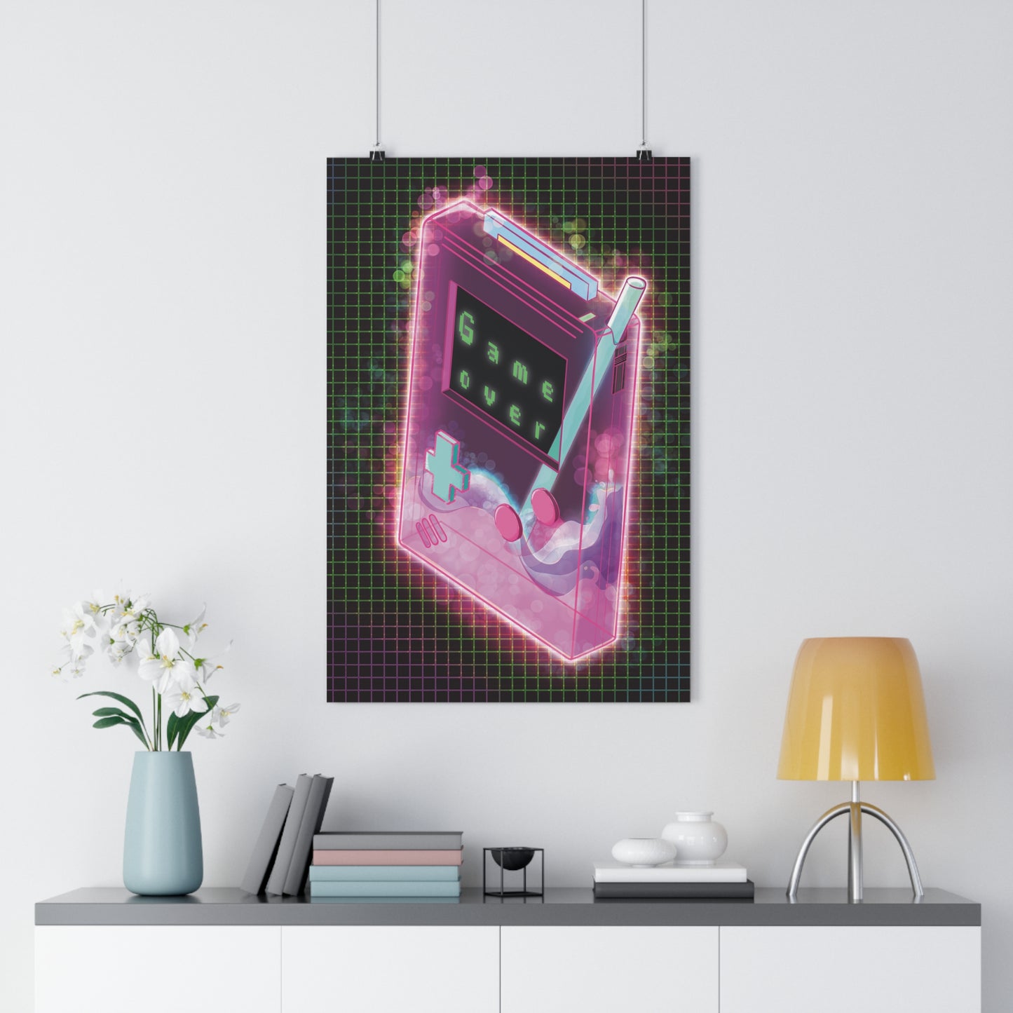 Game Over Z Vaporwave Dreamer Giclée Art Print