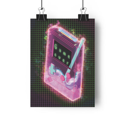 Game Over Z Vaporwave Dreamer Giclée Art Print