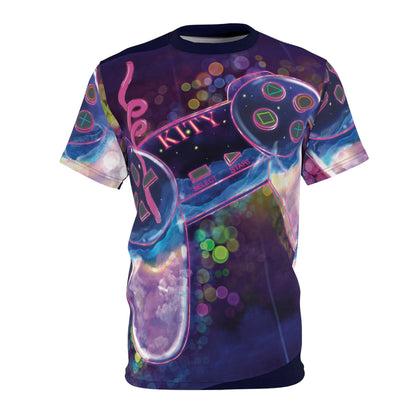 Play Station Vaporwave Dreamer Oversized AOP Tee