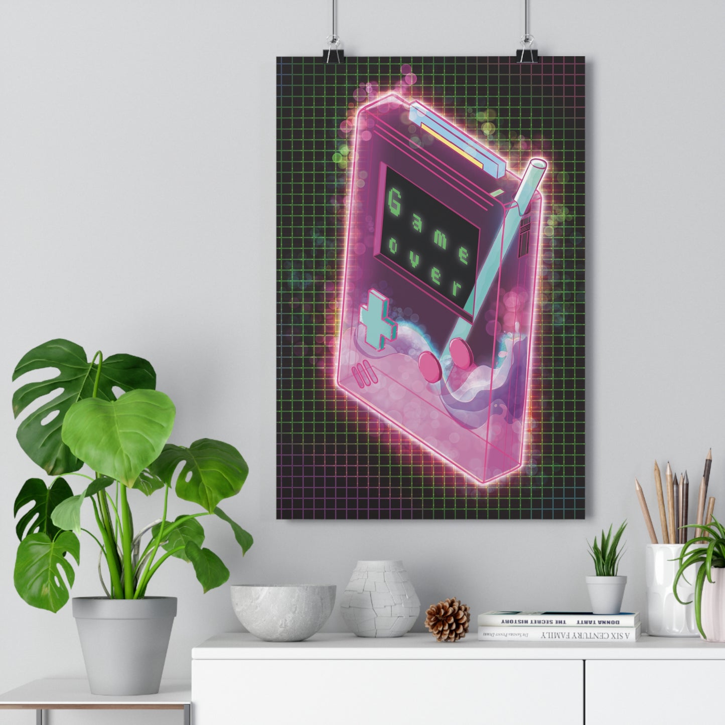 Game Over Z Vaporwave Dreamer Giclée Art Print