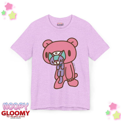 Gloomy Bear x Magical Noopy -  Unisex Tee Shirt [STANDING - LAVENDER]