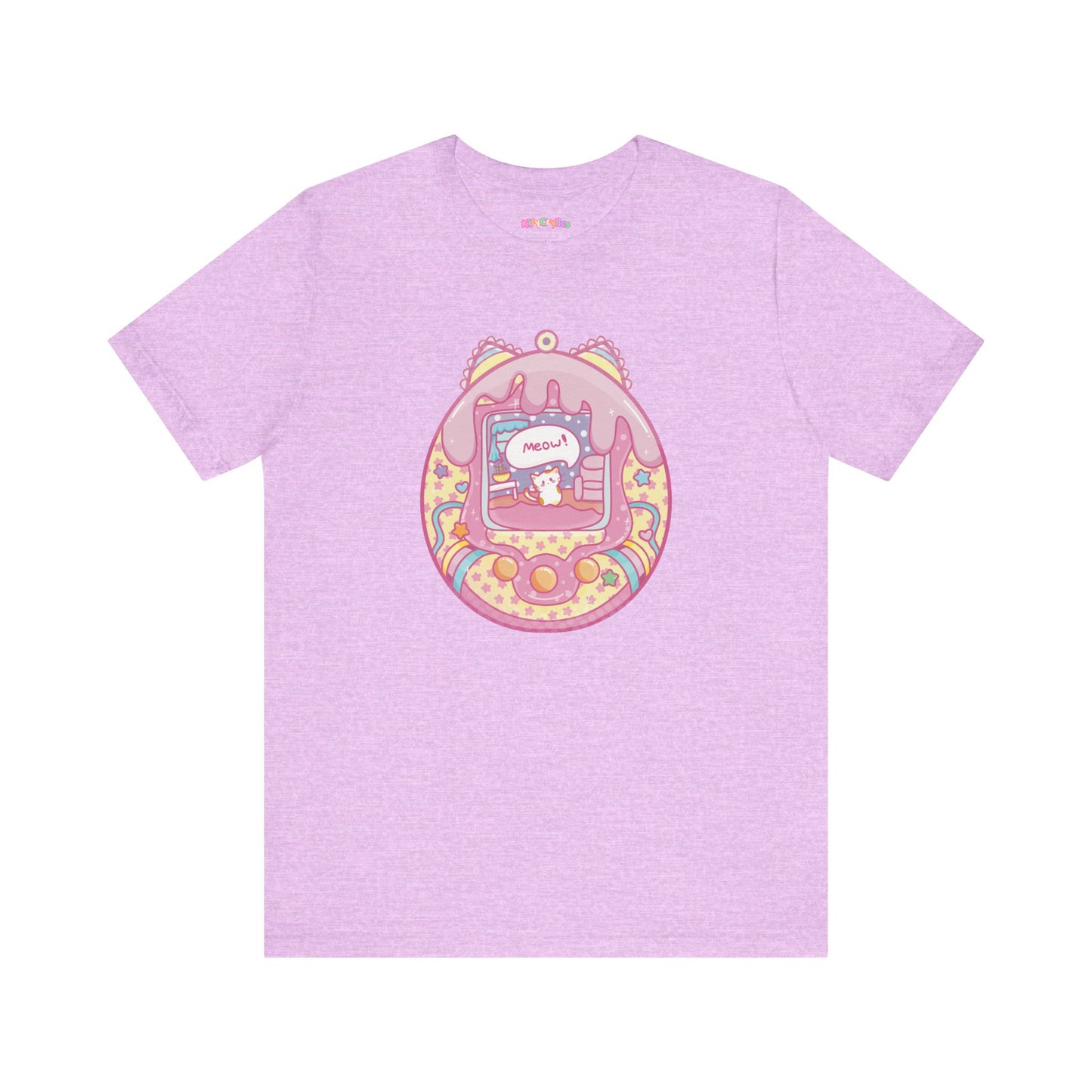 Kawaii Kitty Tamagotchi Unisex Tee