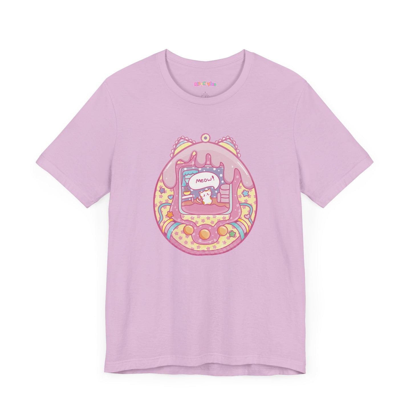 Kawaii Kitty Tamagotchi Unisex Tee