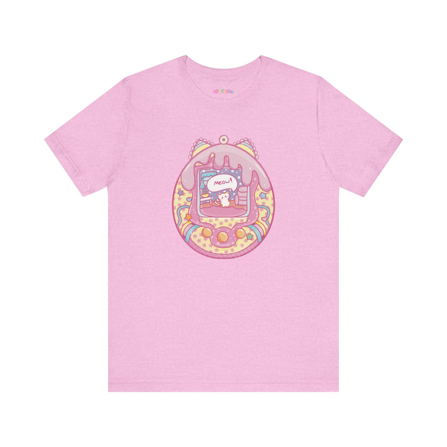 Kawaii Kitty Tamagotchi Unisex Tee