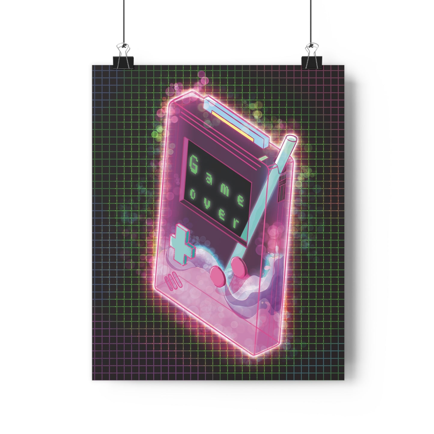 Game Over Z Vaporwave Dreamer Giclée Art Print