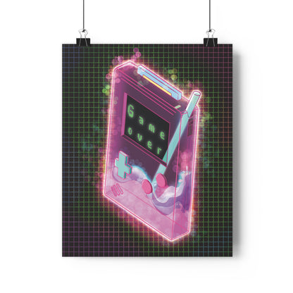 Game Over Z Vaporwave Dreamer Giclée Art Print