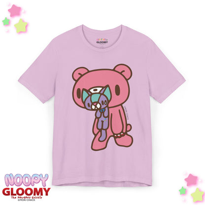 Gloomy Bear x Magical Noopy -  Unisex Tee Shirt [STANDING - LAVENDER]