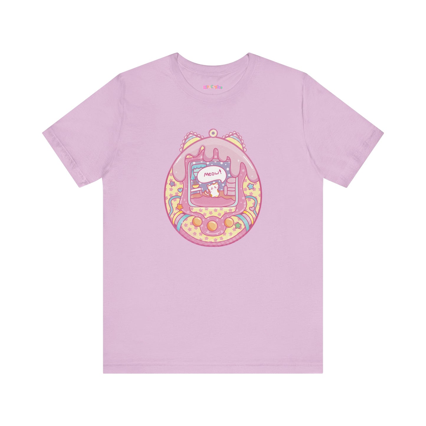 Kawaii Kitty Tamagotchi Unisex Tee