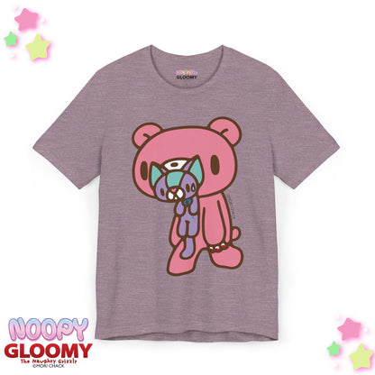 Gloomy Bear x Magical Noopy -  Unisex Tee Shirt [STANDING - LAVENDER]