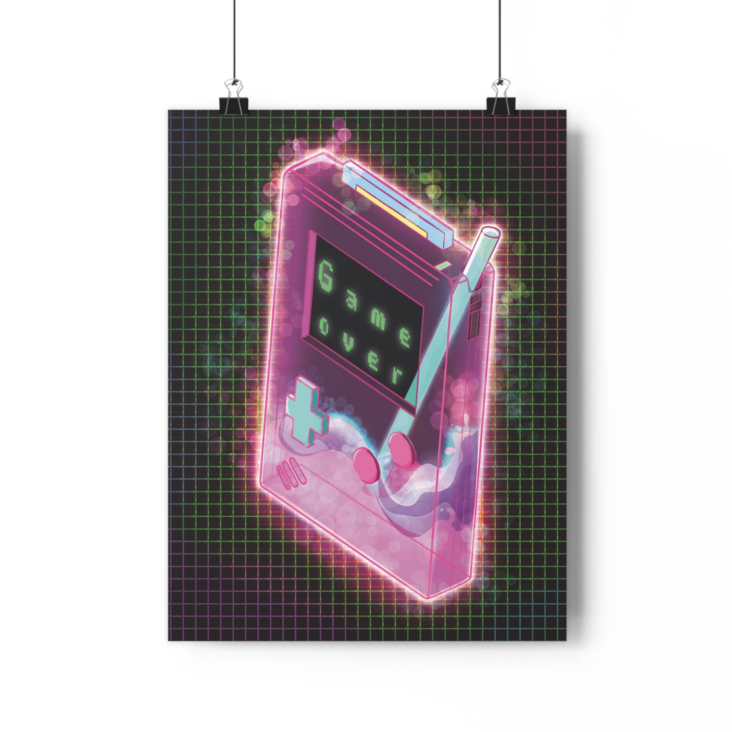 Game Over Z Vaporwave Dreamer Giclée Art Print