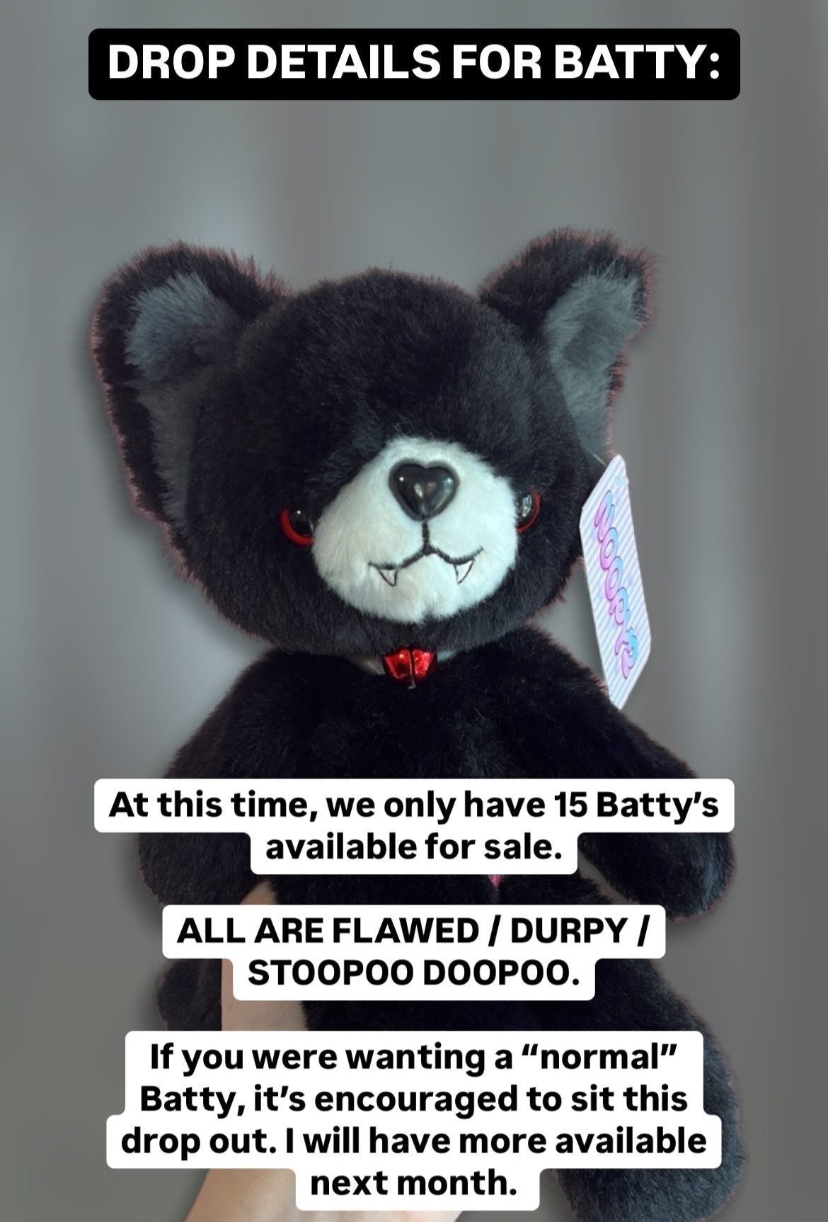 Magical Noopy2 10” Plush - Batty