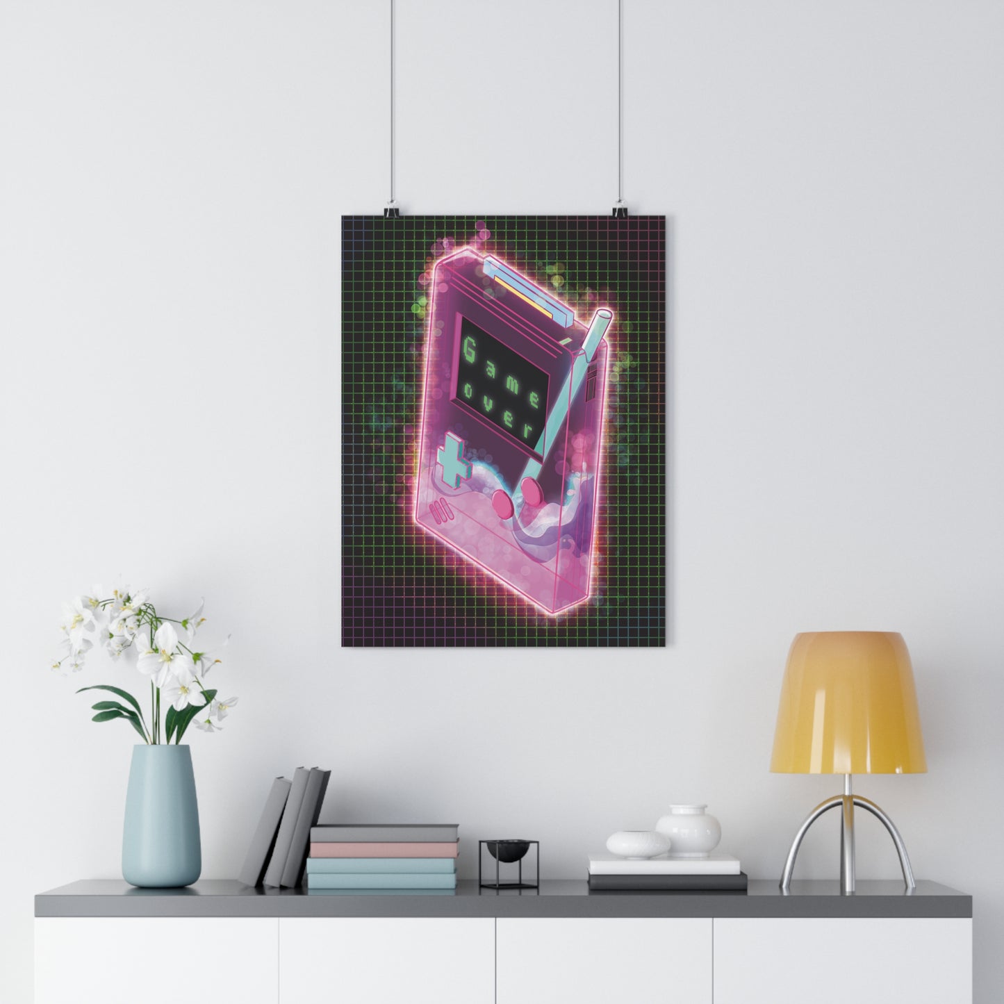 Game Over Z Vaporwave Dreamer Giclée Art Print