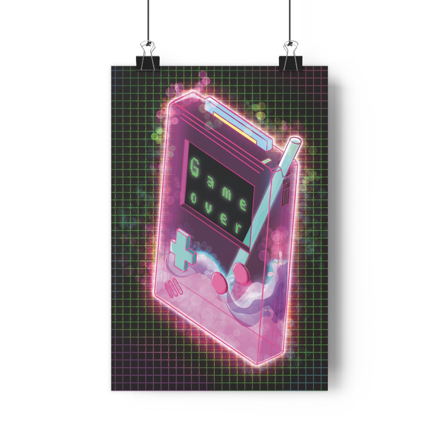 Game Over Z Vaporwave Dreamer Giclée Art Print