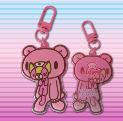 Noopy & Gloomy Bear! [Standing] - Acrylic Keychain