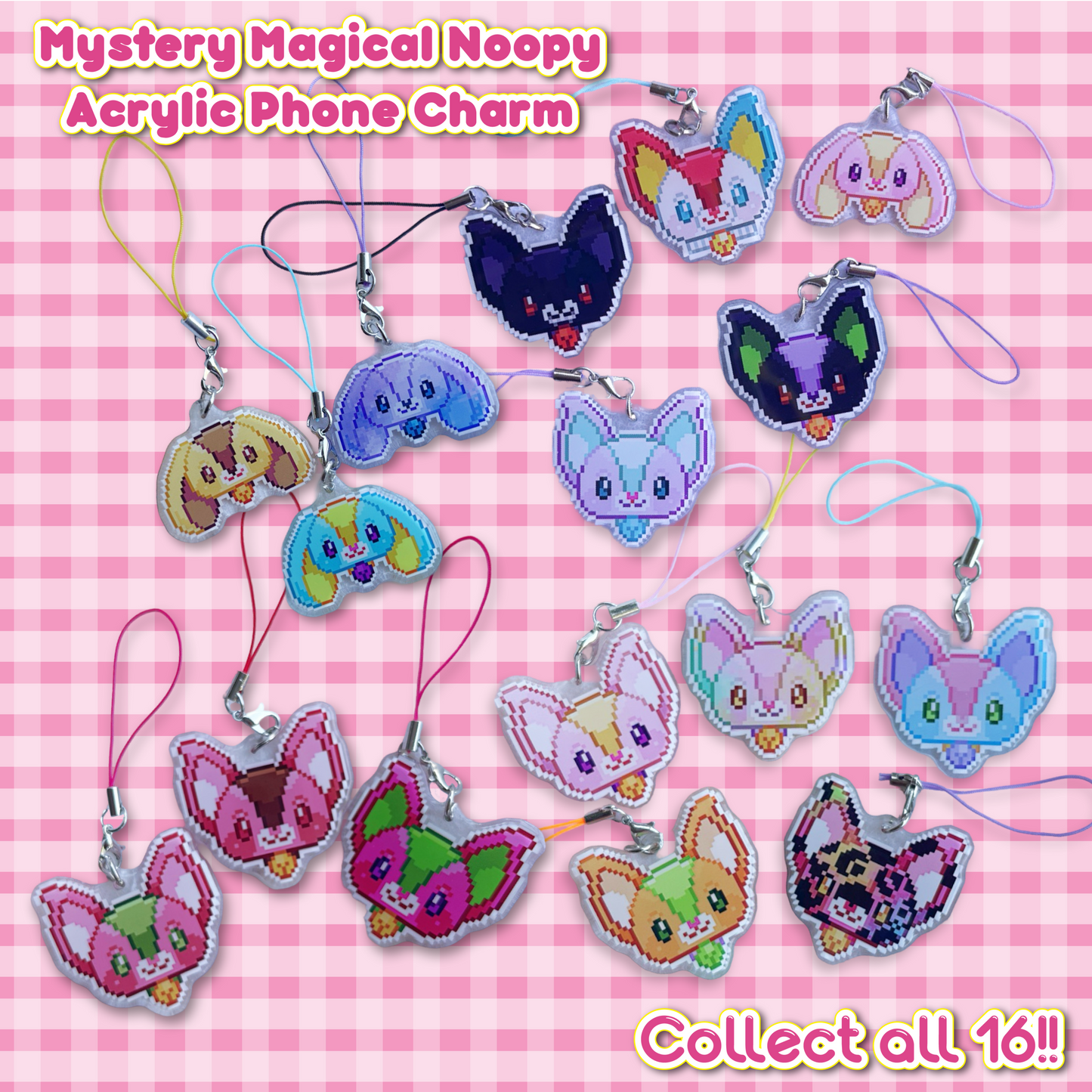 Gachapon Plays - Magical Noopy & NoopyNu Acrylic Charms