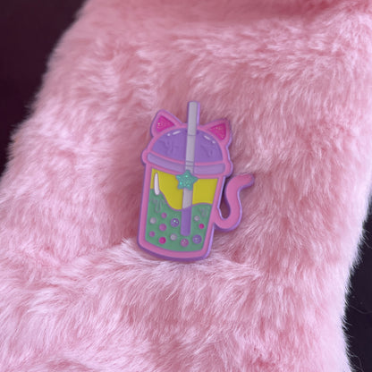 Boba Kity Enamel Pin