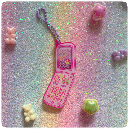 STFU Cellular Phone Kawaii 3D Acrylic Keychain