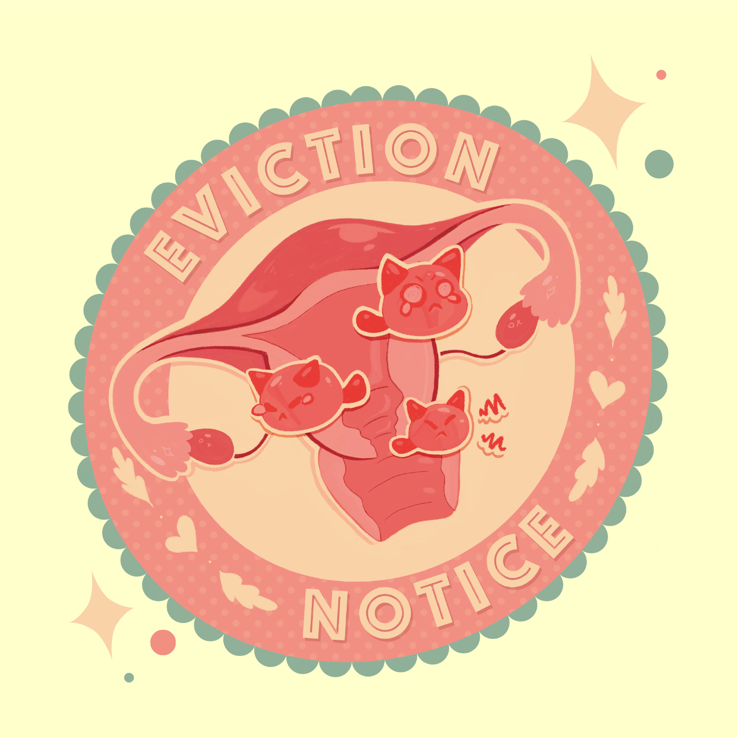 FUNDRAISER: Eviction Notice Holographic Sticker