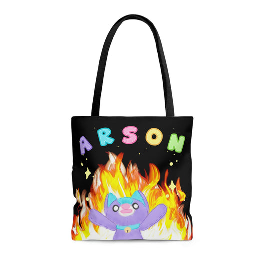 Cursed "Arson" Noopy Canvas Totebag