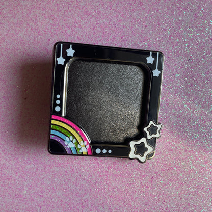 Mini Enamel Photo Frame Pin or Magnet