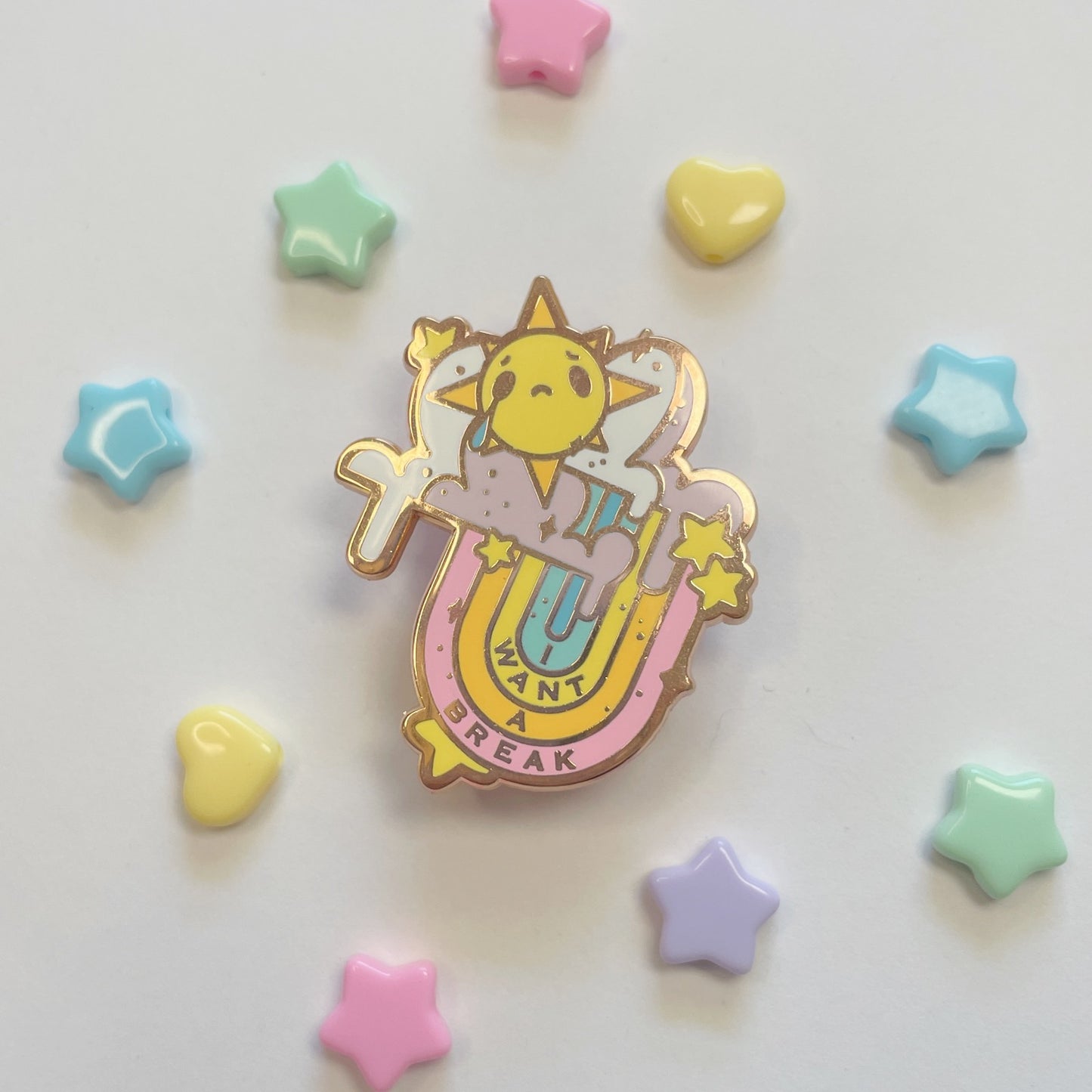 Sunshine & Rainbows Enamel Pin Series [Void Dust]