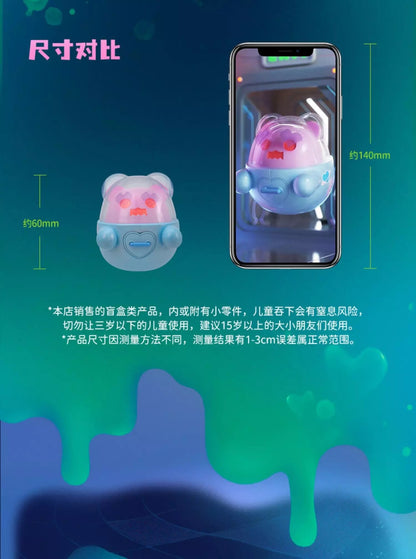 Shinwoo x Finding Unicorn Baby Ghost Bear Lovesick Lab Blind Box Figure [OPEN BOX]