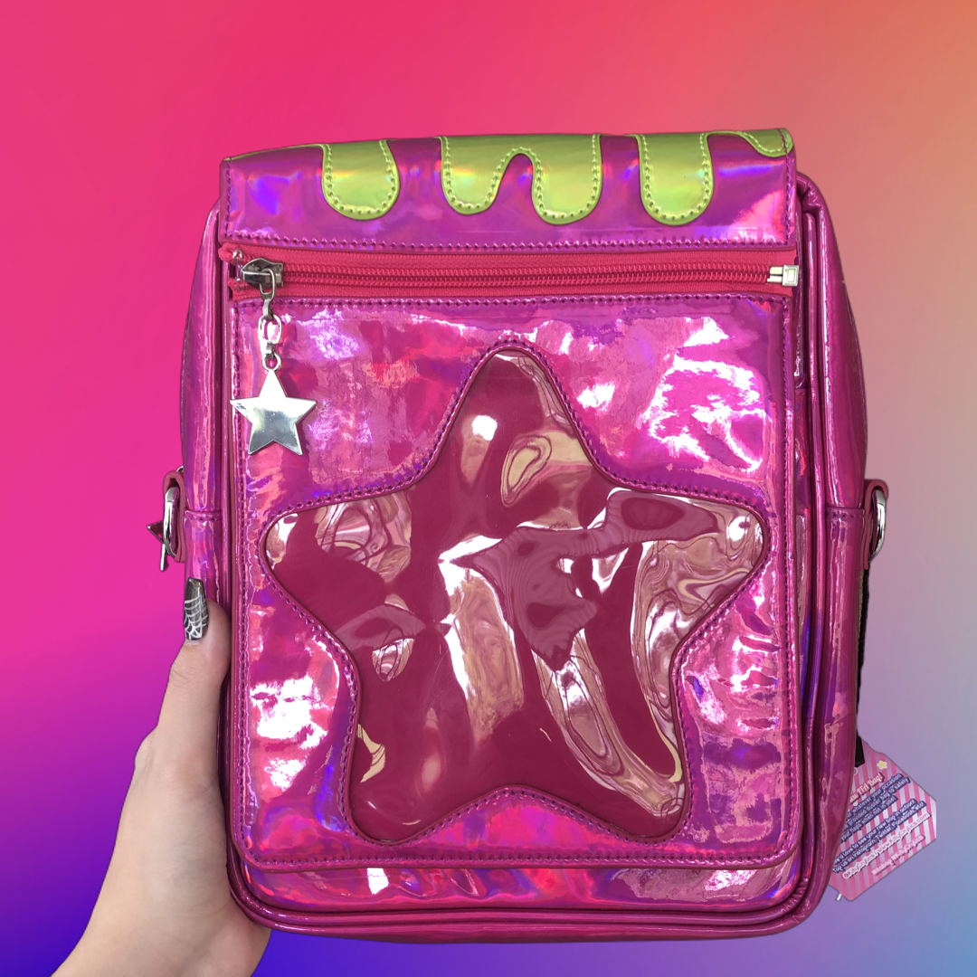 ita bag pink holographic