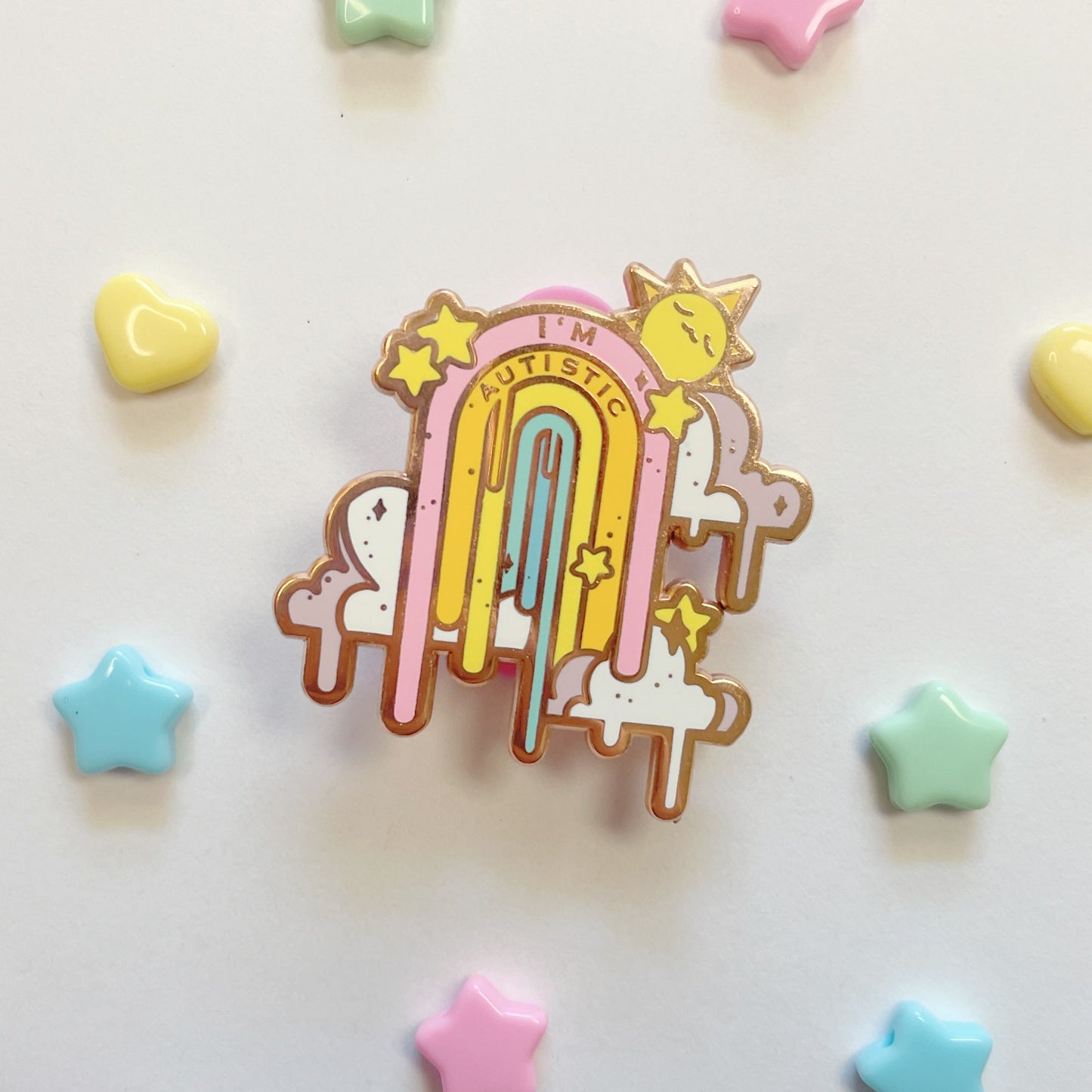 Sunshine & Rainbows Enamel Pin Series [Void Dust]